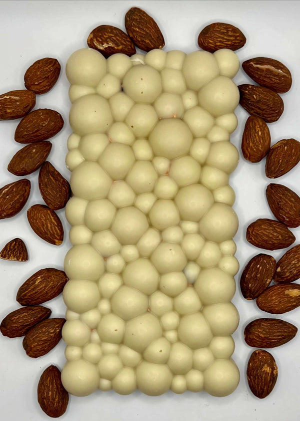 Tablette de Chocolat Blanc aux Amandes