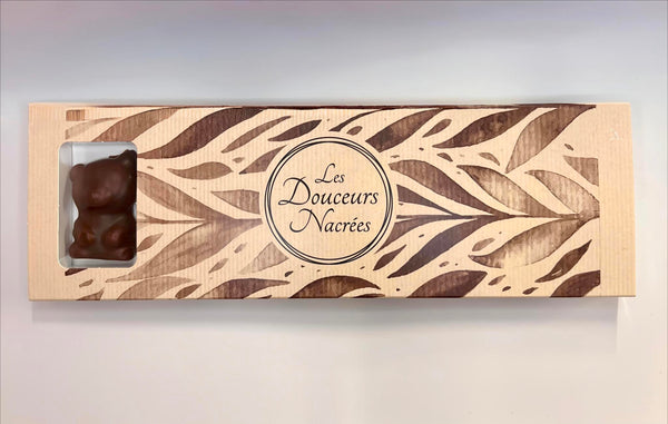 Boite de 7 nounours guimauve chocolat au lait