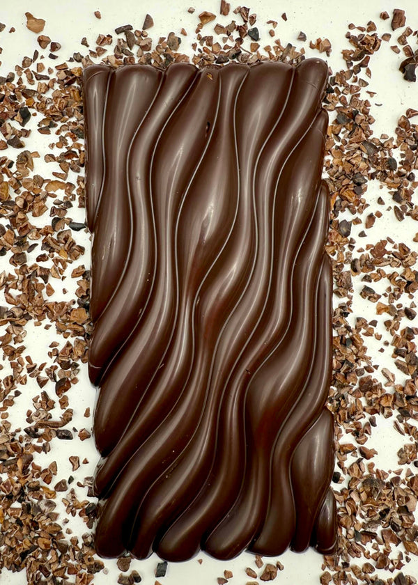 Tablette chocolat noir grué de caco