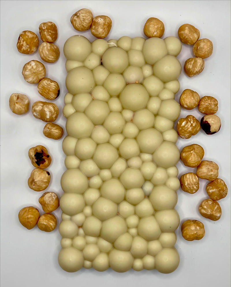 Tablette de Chocolat Blanc aux Noisettes 100g