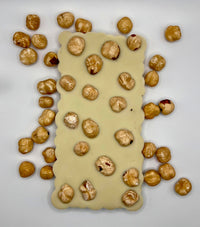 Tablette de Chocolat Blanc aux Noisettes 100g