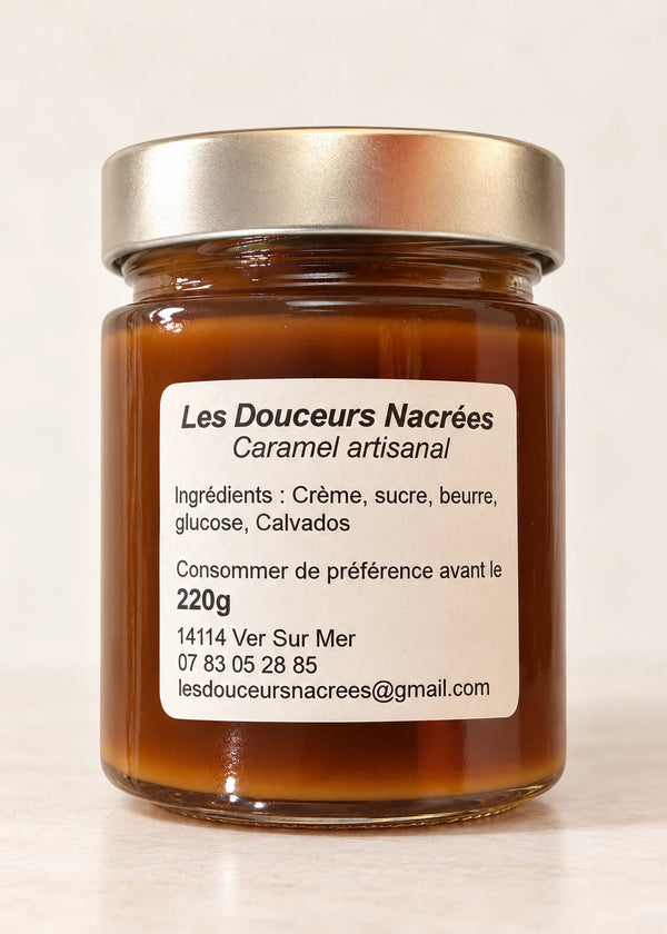 Pot caramel beurre salé Calvados dos
