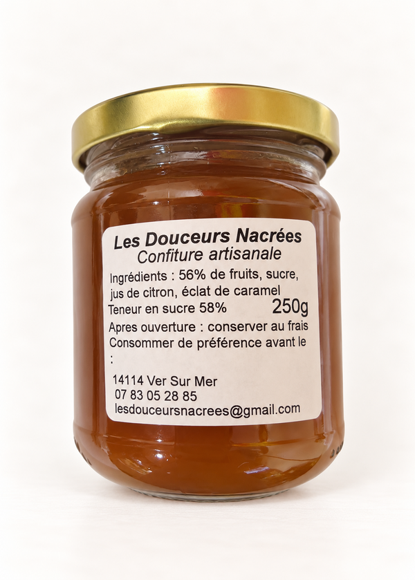 Confiture Pomme Caramel dos