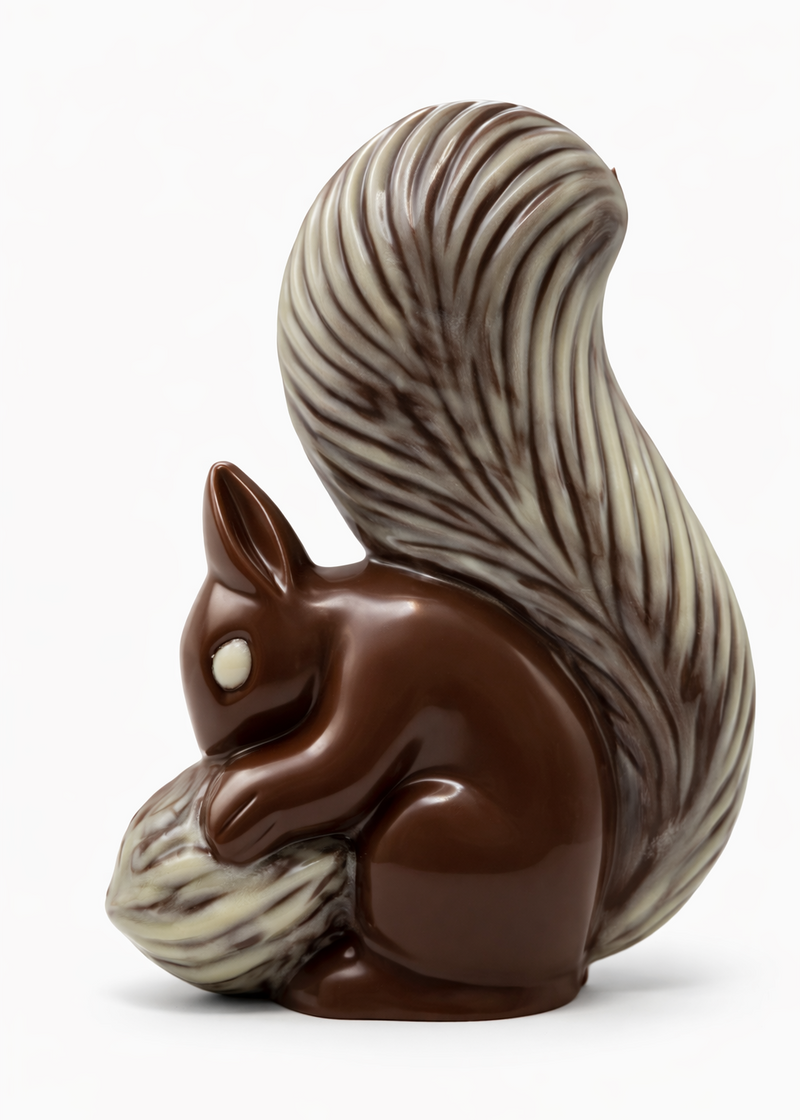 Photo écureuil chocolat Pâques
