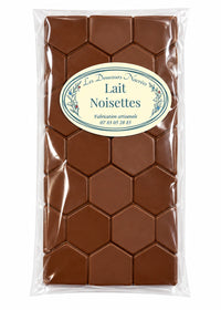 Image tablette lait noisettes emballée - vue 2