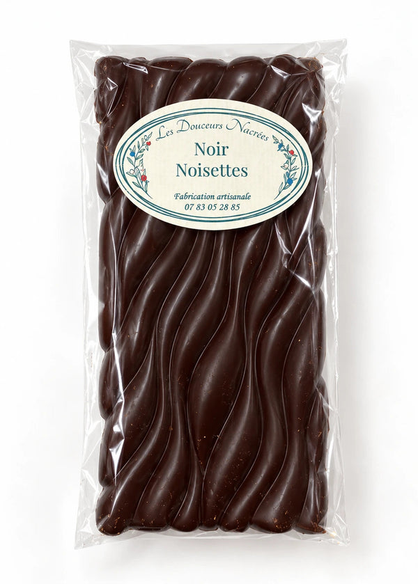 Image tablette noir noisettes emballée