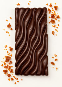 Image tablette chocolat noir et caramel - vue 1